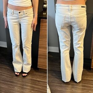 Citizens of Humanity Women's Cream Jeans - low waist